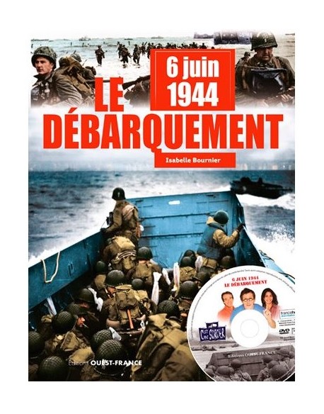 Livre jeunesse - 6.6.44 - Le débarquement, avec DVD