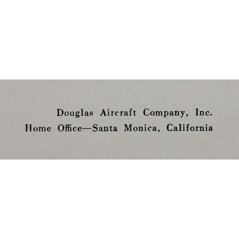 Brochure, This is our Story, DOUGLAS AIRCRAFT COMPANY, INC. 1942