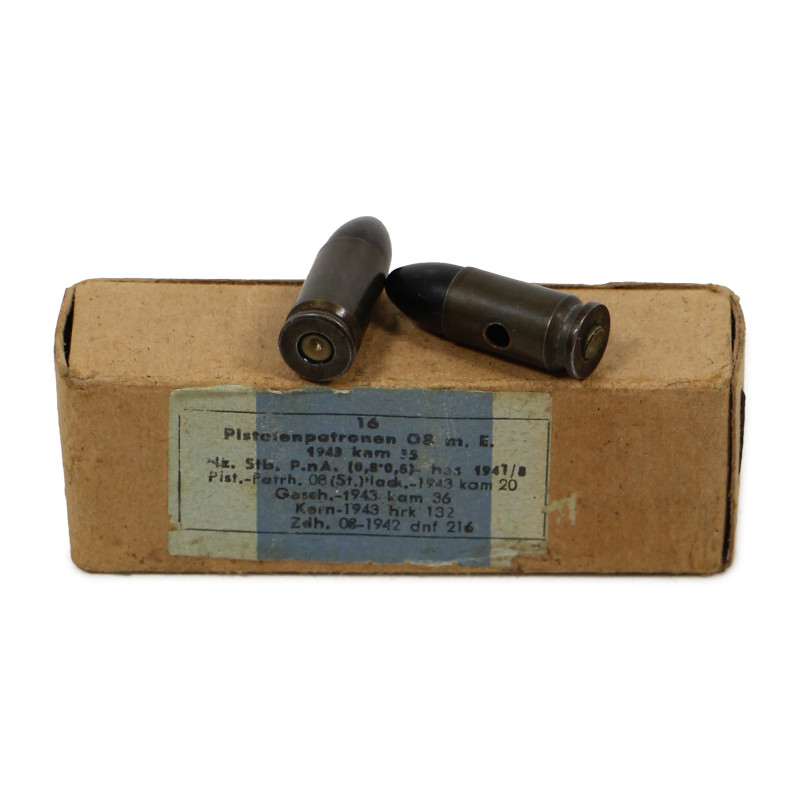 Box, Cartridge, Pistol, German, 9mm, 1942-1944