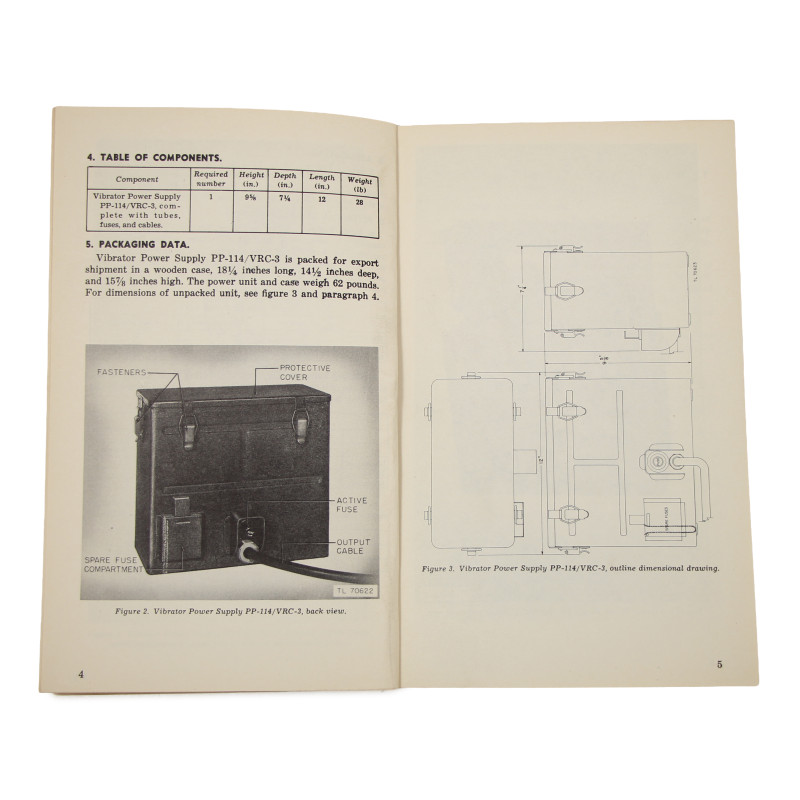 Manual, Technical, TM 11-983, Vibrator Power Supply, PP-114/VRC-3, 1945