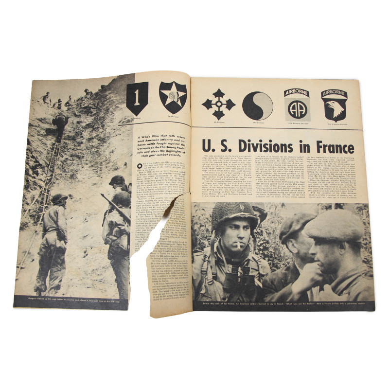 Magazine, YANK, July 7, 1944, 'When in Rome...'