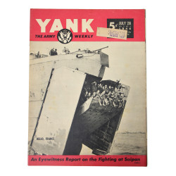 Magazine YANK, 28 juillet 1944, "Hello, France"