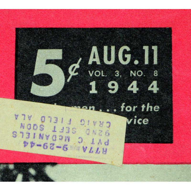 Magazine YANK, 11 août 1944, "Front Line, Pacific"