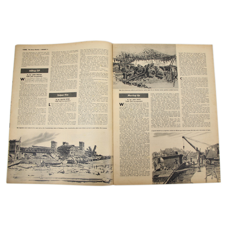 Magazine YANK, 11 août 1944, "Front Line, Pacific"