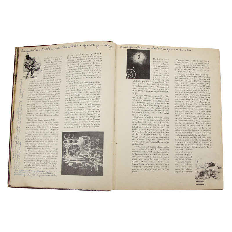 Book, Saga of the All American, 82nd Airborne Division, Pvt. Joseph Yaney, Co. E, 505th PIR