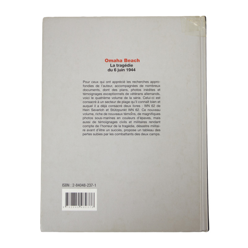 Book, Omaha Beach - La tragédie du 6 juin 1944