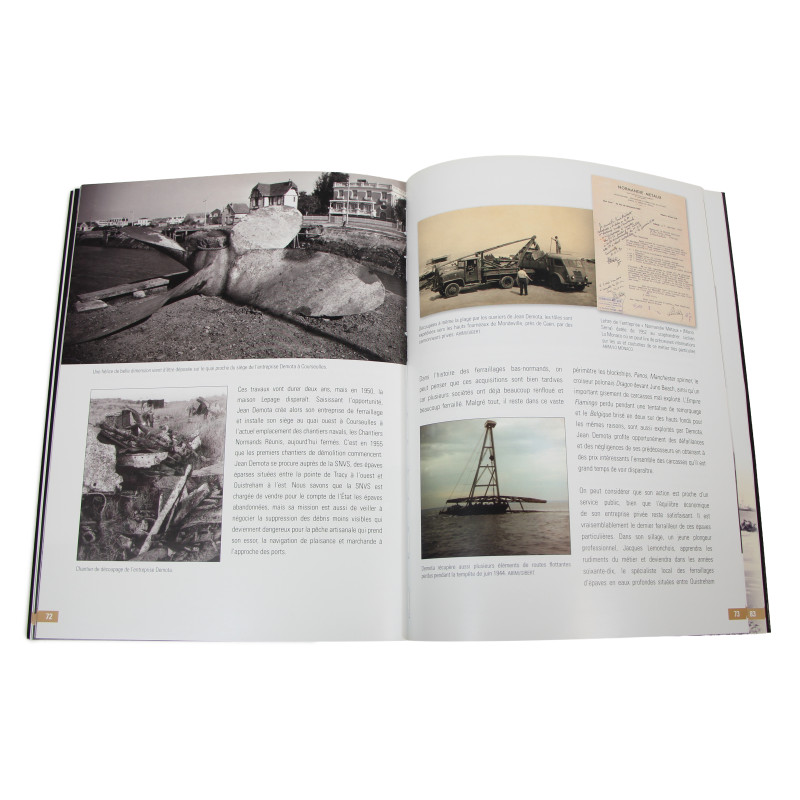 Livre, Les Épaves du Débarquement - Histoire du ferraillage en Basse-Normandie