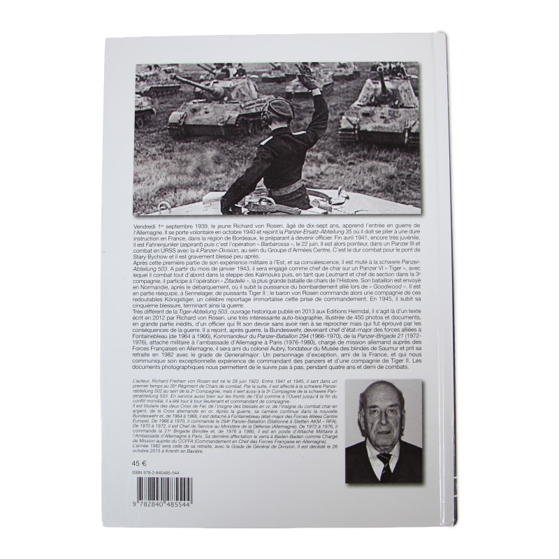 Livre, Officier des Panzers : de la Russie à la Normandie - Du Panzer III au Königstiger
