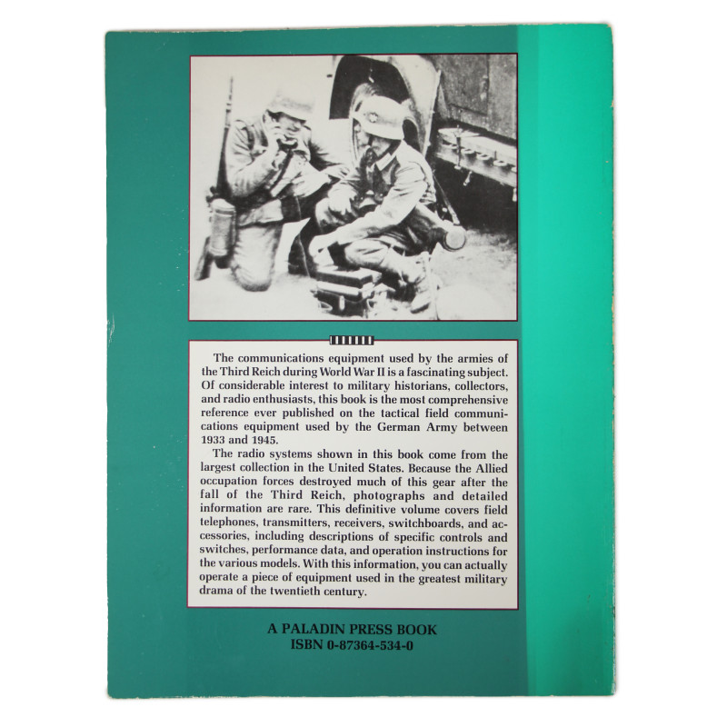 Book, Communications Equipment of the German Army: 1939-1945