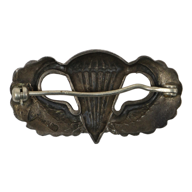 Brevet de parachutiste, US Army, N.S. MEYER, INC., Sterling, à épingle