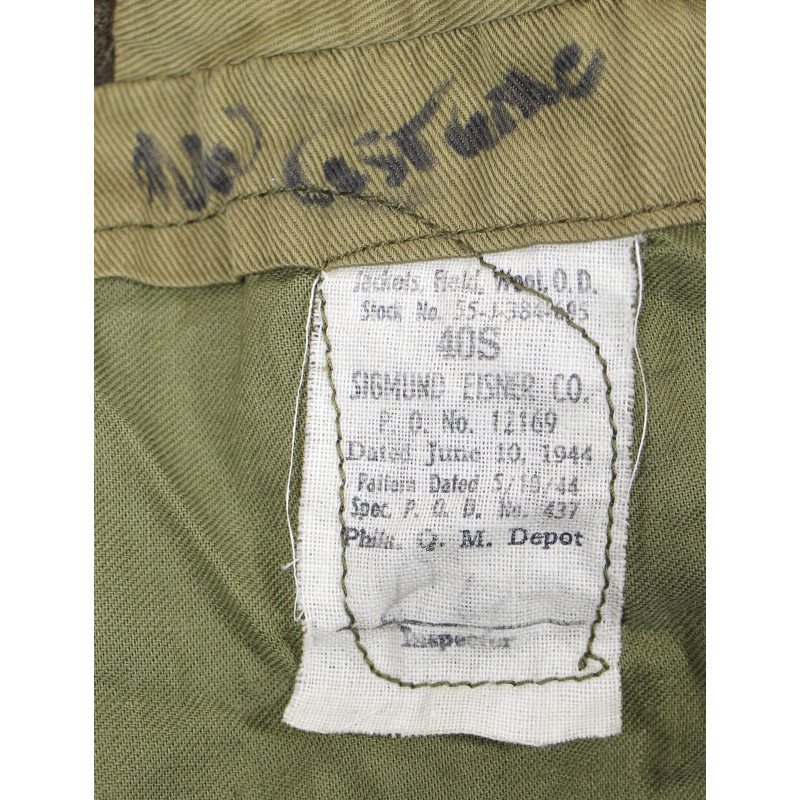 Jacket, Ike, 40S, 1944, Named