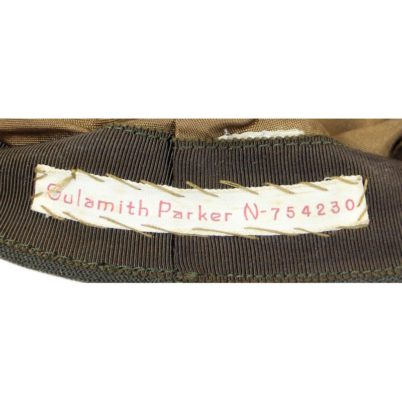Cap, Wool, Service, US Army Nurse Corps, 2nd Lt. Sulamith Parker