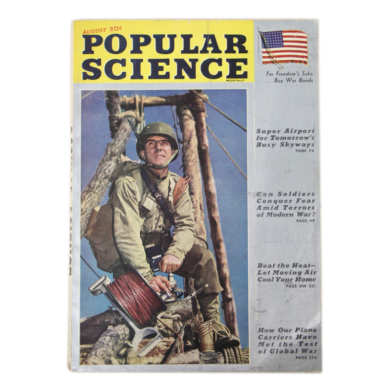 Magazine, Popular Science, août 1943