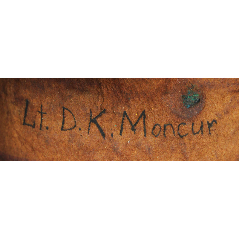 Cap, Visor, Officer's, US Army, 1st Lt. David Moncur, Co. H, 379th Inf. Regt., 95th Infantry Division, KIA, December 14, 1944