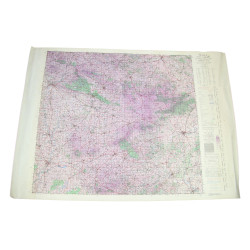 Map, British, ALENÇON-MAYENNE, 1944