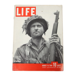 Magazine LIFE, 2nd Lt. Kelso Horne, 508th PIR, 82nd Airborne Division, 14 août 1944