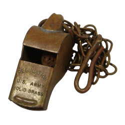 Whistle, Brass, REGULATION, US Army