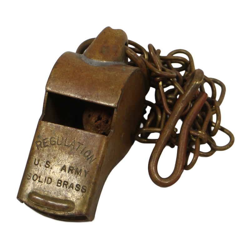 Sifflet en laiton, REGULATION, US Army