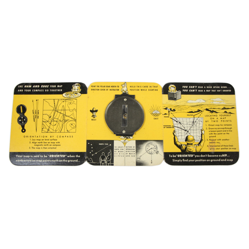 Guide d'utilisation de boussole, US Army