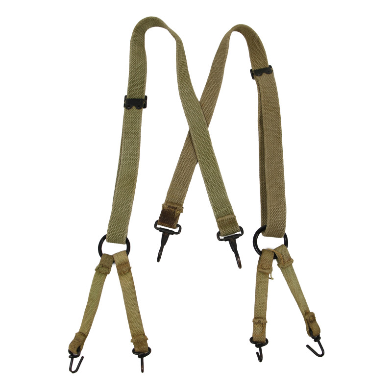 Brêlage M-1941, USMC, 1er type, Flat Buckles