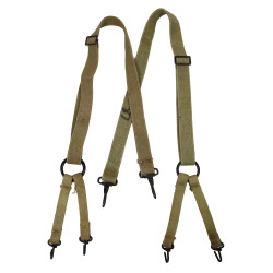 Brêlage M-1941, USMC, 1er type, Flat Buckles