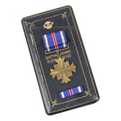 Coffret médaille, Distinguished Flying Cross, complet