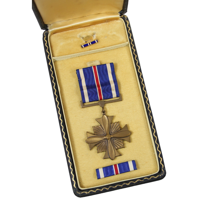 Coffret médaille, Distinguished Flying Cross, complet