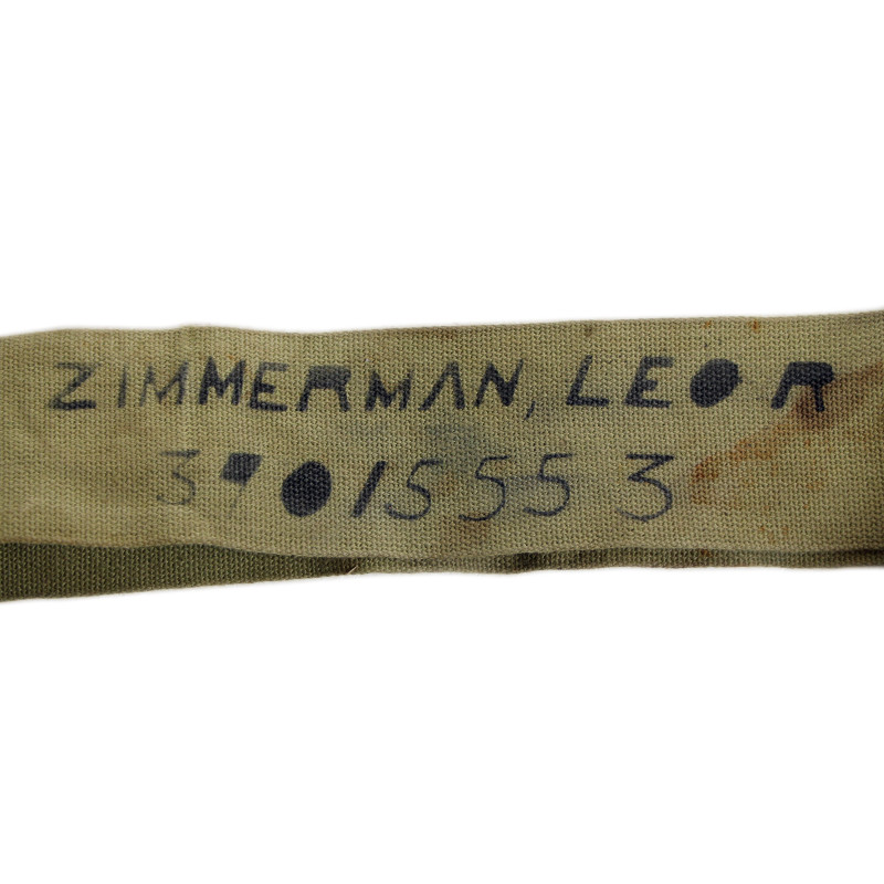 Musette M-1936, T/5 Leo Zimmerman, 22nd Armored Eng. Bn., 5th Armored Division, ETO