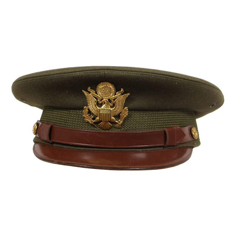 Cap, Visor, Officer's, US Army, D.J. Kaufman, Inc., Size 7 ⅝, Named