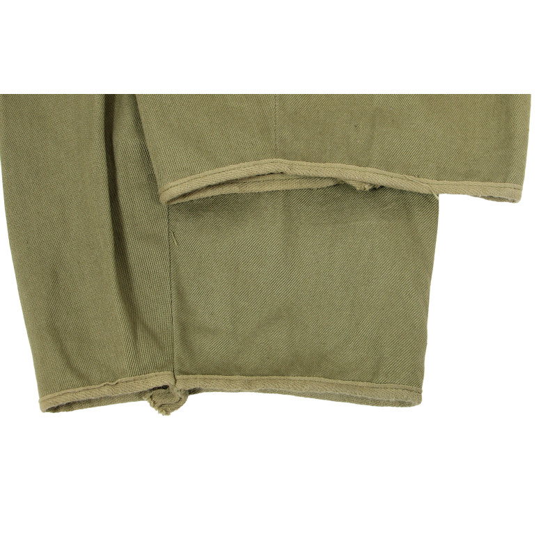 Pantalon de parachutiste M-1942, WM. F. FRETZ & SON, 1942, 32 x 34, matricule partiel