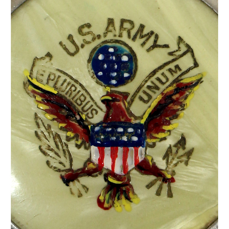 Poudrier, personnel féminin, US Army, "E PLURIBUS UNUM"