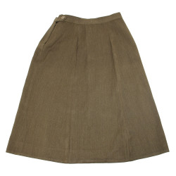 Jupe en drap de laine, troupe, WAAC, taille 16