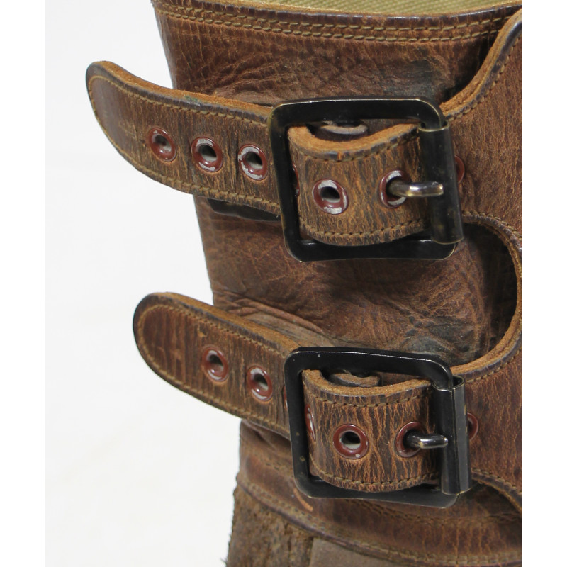 Brodequins à jambières (buckle boots), pointure 9 D
