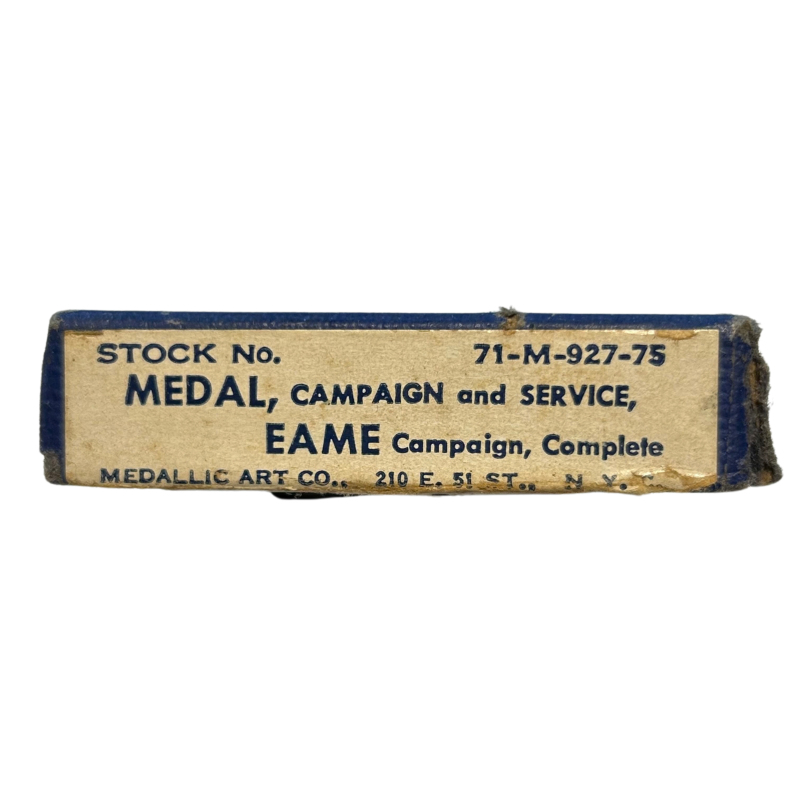 Medal, European-African-Middle Eastern Campaign (EAME), in Box