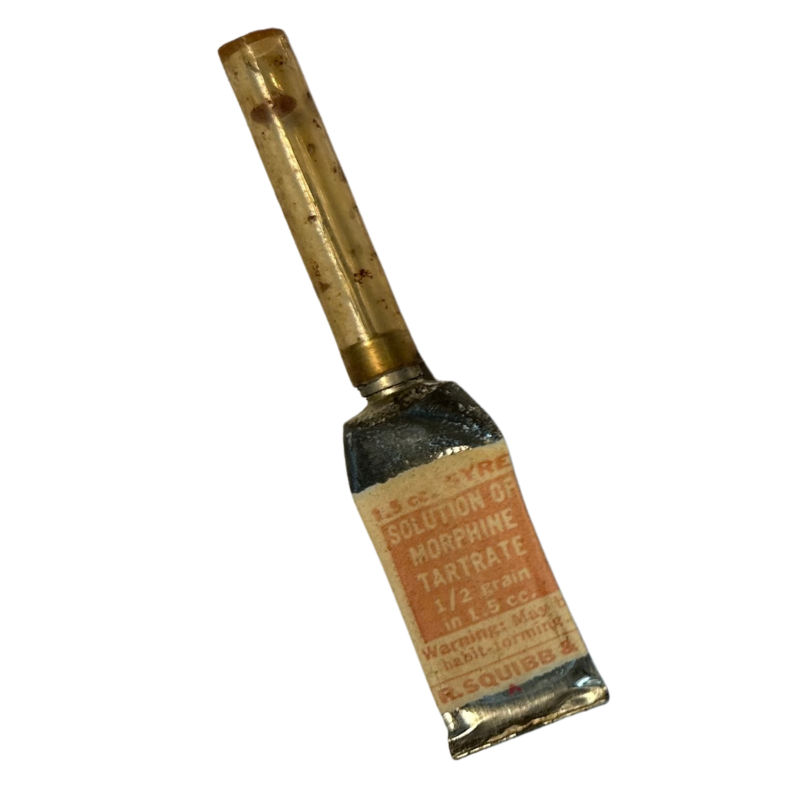 Syrette, Morphine, E.R. SQUIBB & SONS, US Army Medical Department