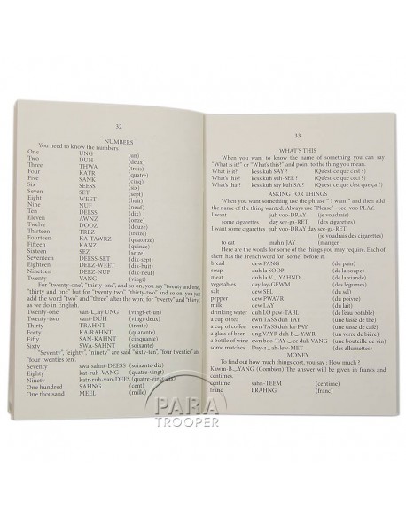 Livret Pocket Guide to France