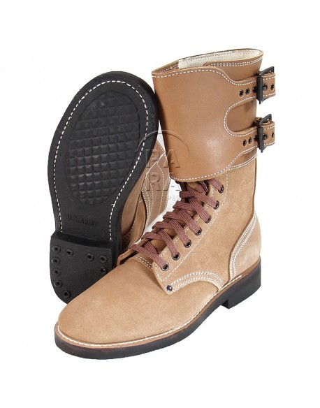 Brodequins à jambières, buckle boots