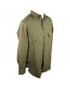 Chemise en laine moutarde, officier