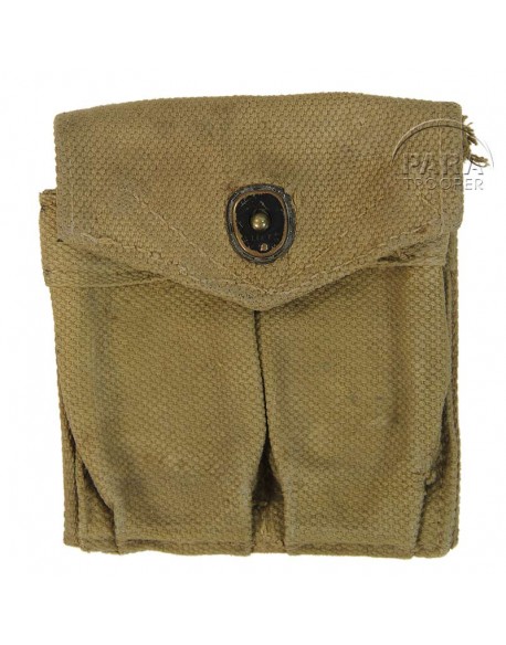 Pouch, Magazine, USM1 carbine, British Made, A.C. 1944 Pouch, Magazine, USM1 carbine, British Made, A.C. 1944