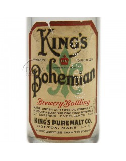 Bottle, Beer, King's Bohemian, 1930