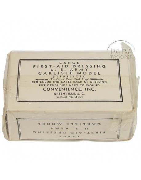 First-aid dressing, Large, Convenience, US Army