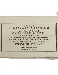 First-aid dressing, Large, Convenience, US Army
