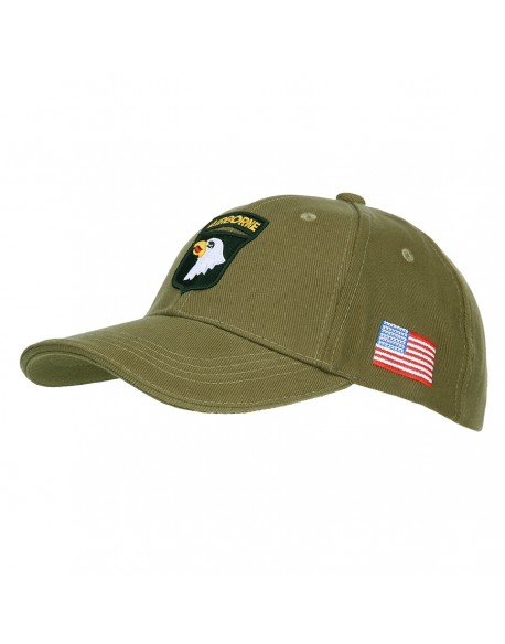 Cap, Baseball, 101st Airborne, green