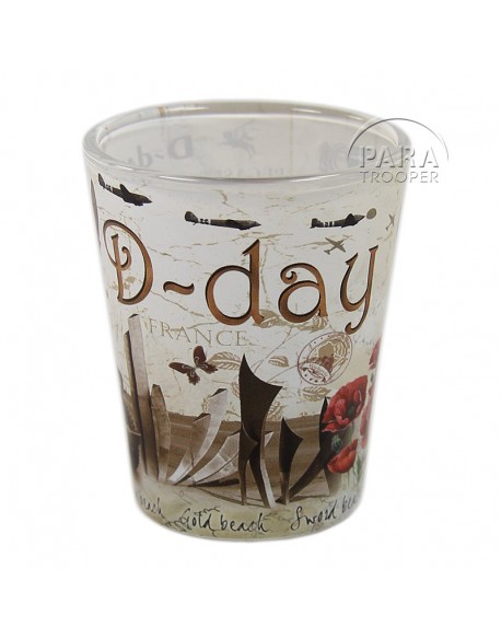 Verre à liqueur Vintage D-Day