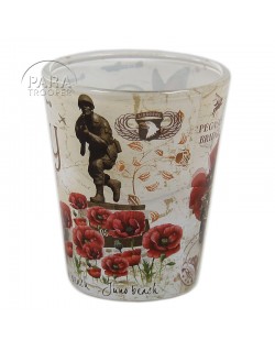 Shot glass, Vintage D-Day