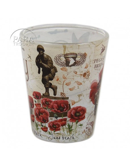 Shot glass, Vintage D-Day