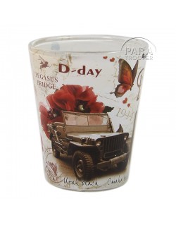 Shot glass, Vintage D-Day