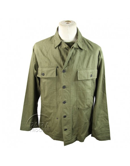 Veste HBT, 38R, 1943 Veste HBT, 38R, 1943