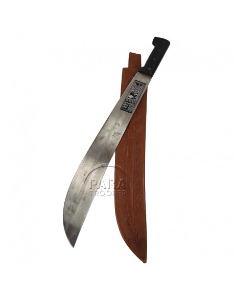 Machete, M-1942, leather scabbard Machete, M-1942, leather scabbard