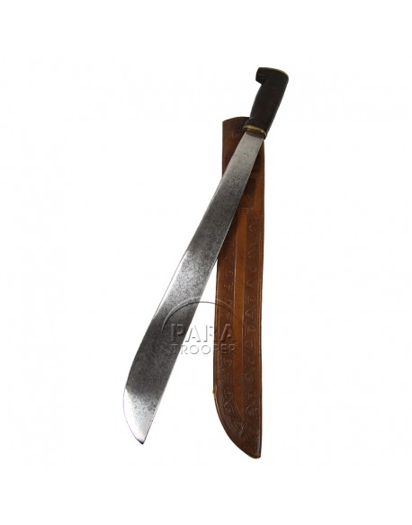 Machete, US, leather scabbard, Signal Corps Machete, US, leather scabbard, Signal Corps